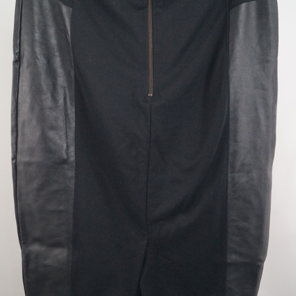 14th & Union Faux Leather Pencil Skirt - Picture 2 of 3